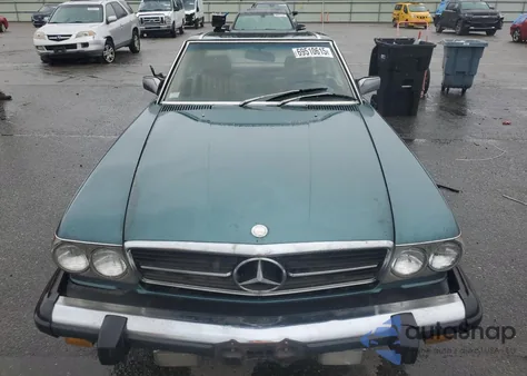 1983 Mercedes-Benz 380 Sl из США, поврежденный, VIN WDBBA45AXDB025642